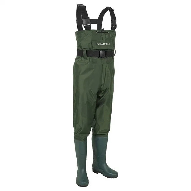 NFH Fishing Chest Waders Pants With Boots Gear Set Unisex