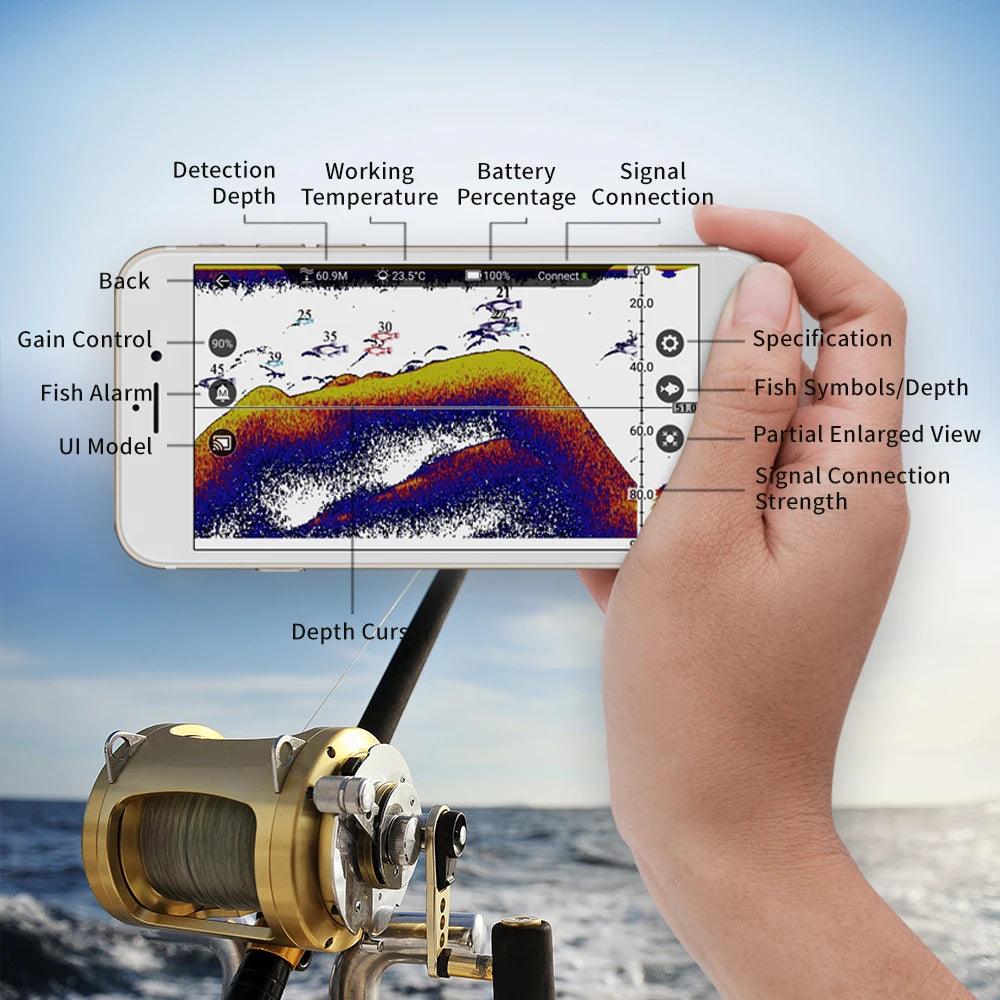 JOYLOG FishHunter App-Connected Sonar