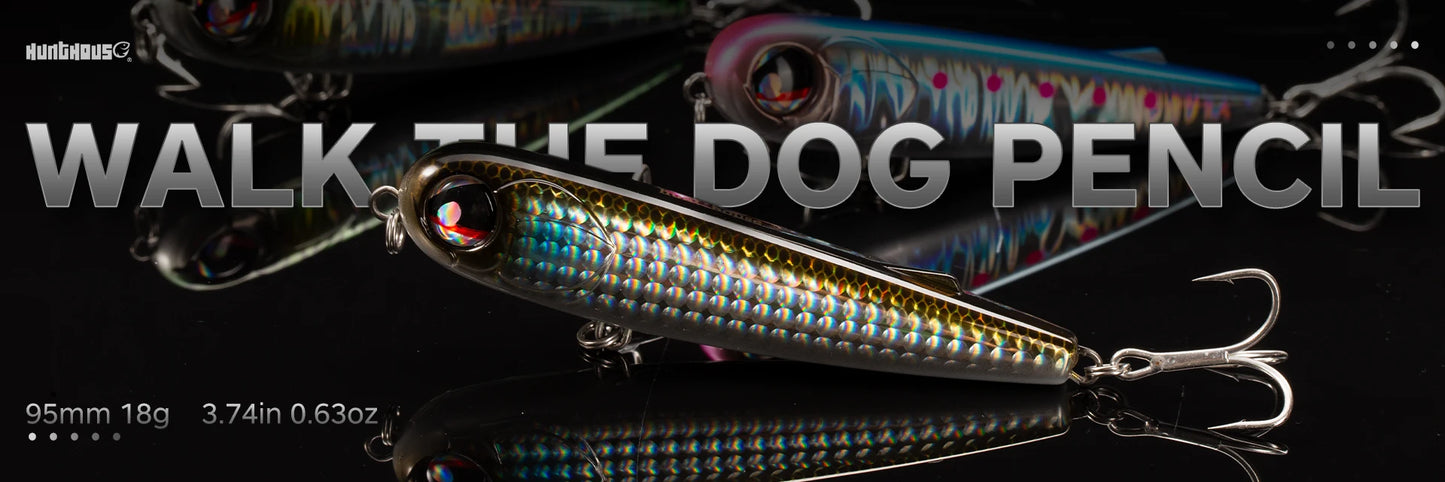 Hunthouse Sinking Lipless Pencil Fishing Lure 70mm/13.5g 95mm/24g Honey Trap