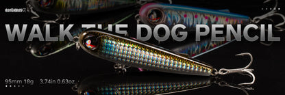 Hunthouse Sinking Lipless Pencil Fishing Lure 70mm/13.5g 95mm/24g Honey Trap