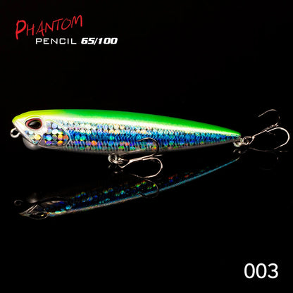 Hunthouse REALIS Pencil Floating Stickbait: Topwater Lure with Unique Knocking Sound