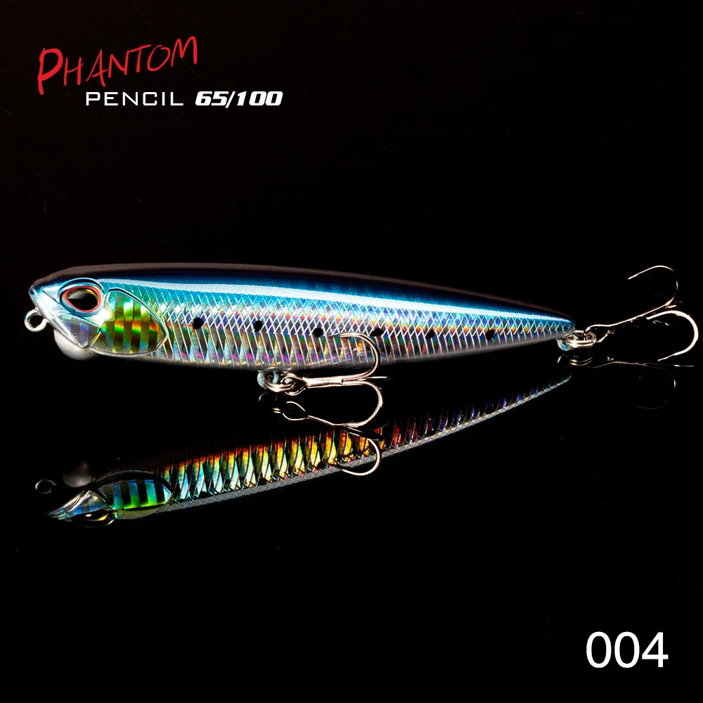 Hunthouse REALIS Pencil Floating Stickbait: Topwater Lure with Unique Knocking Sound