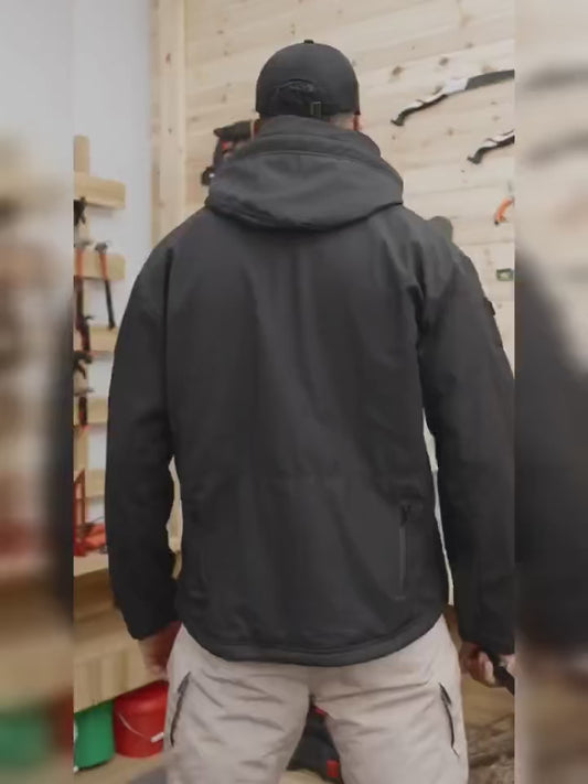 Lurker Shark Skin Soft Shell Tactical Jacket Men Waterproof Fleece Hooded Coat Hunt Clothes Autumn New Outdoor Camouflage Jacket