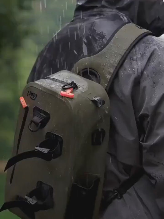 LINNHUE Fishing Shoulder Bag Fishing Tackle Waterproof Bag Outdoor Capacity Fishing Lures Line Box Storage Accessories